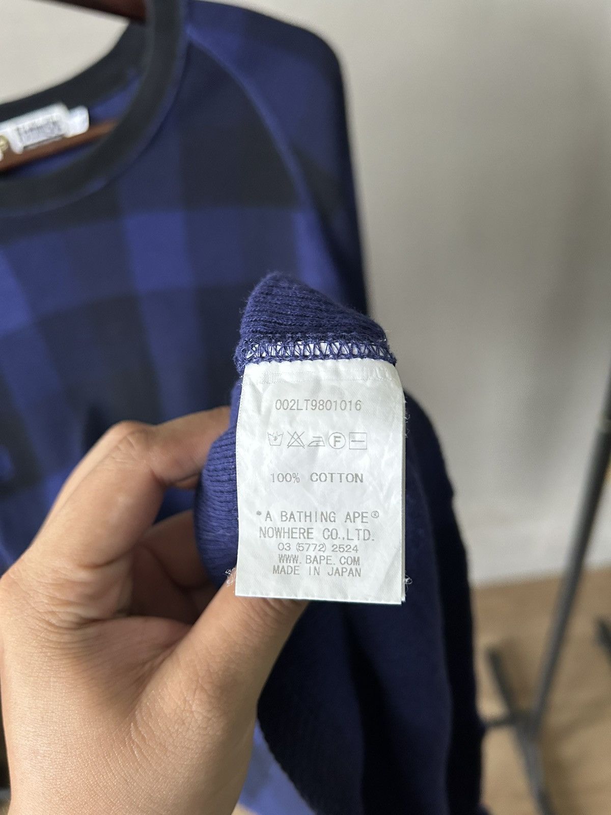 Bape Bape Japan Monogram Long Sleeve Size US XL / EU 56 / 4 - 8 Thumbnail
