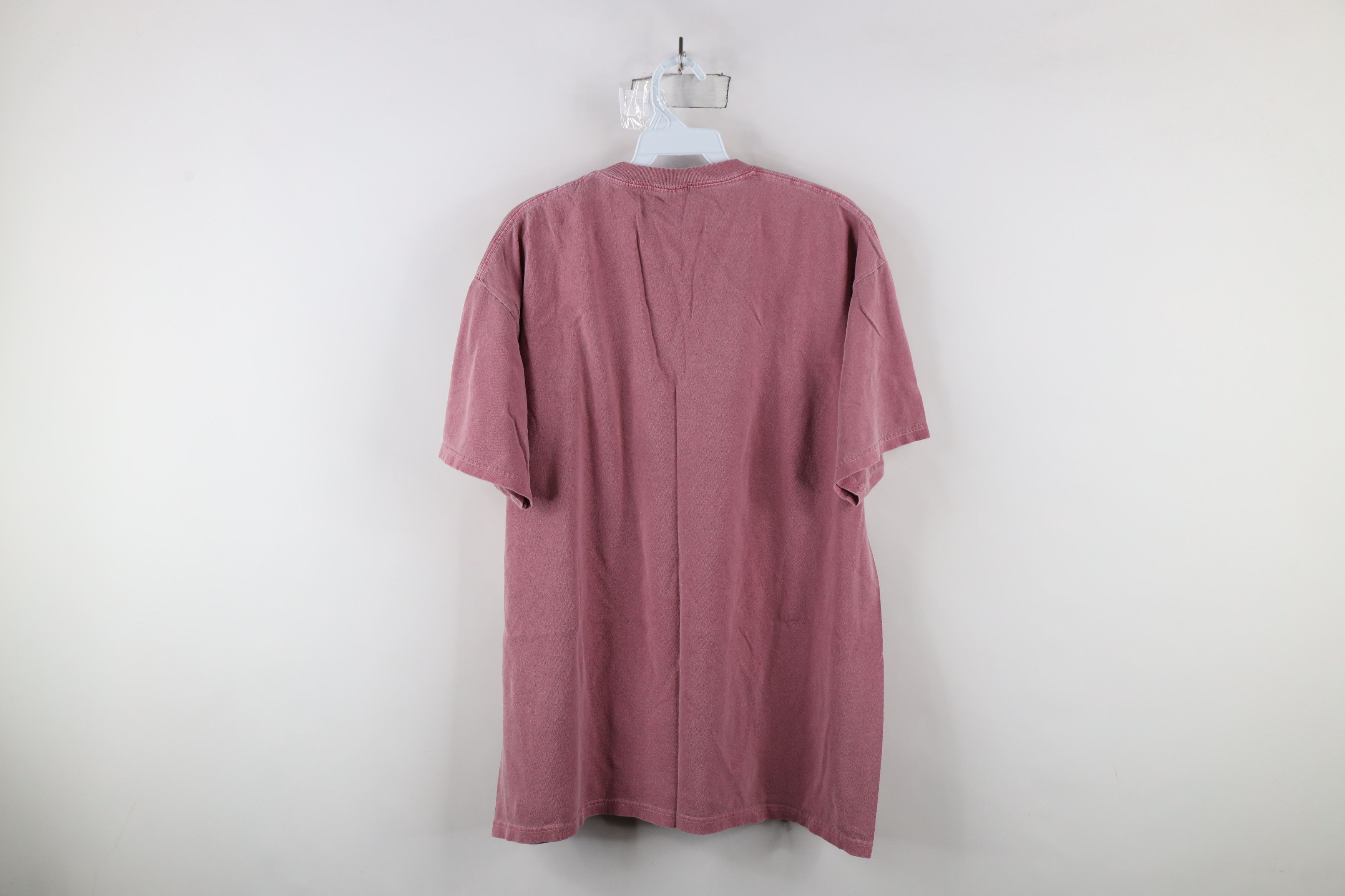 Vintage Vintage 90s Ohio State University T-Shirt Red Cotton Size US XL / EU 56 / 4 - 10 Thumbnail