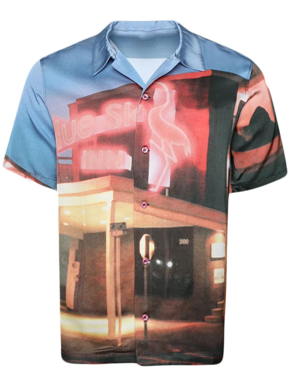 Other Graphic-Print Shirt in Blue – Bold & Modern Men’s Style Size US S / EU 44-46 / 1 - 1 Thumbnail