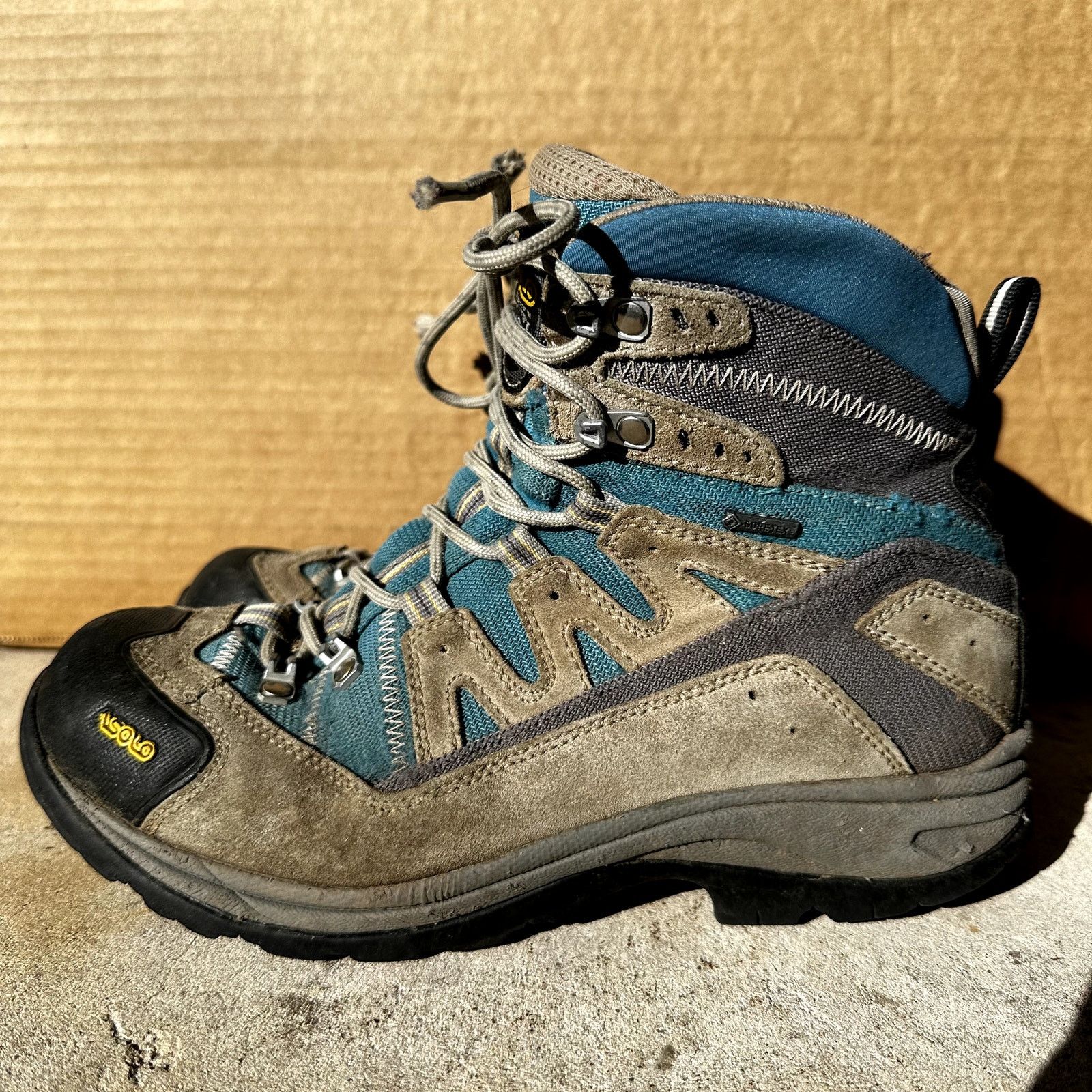 Other Asolo Neutron Gore-Tex Hiking Boots Mid calf Leather Blue 8 Size US 8 / IT 38 - 3 Thumbnail