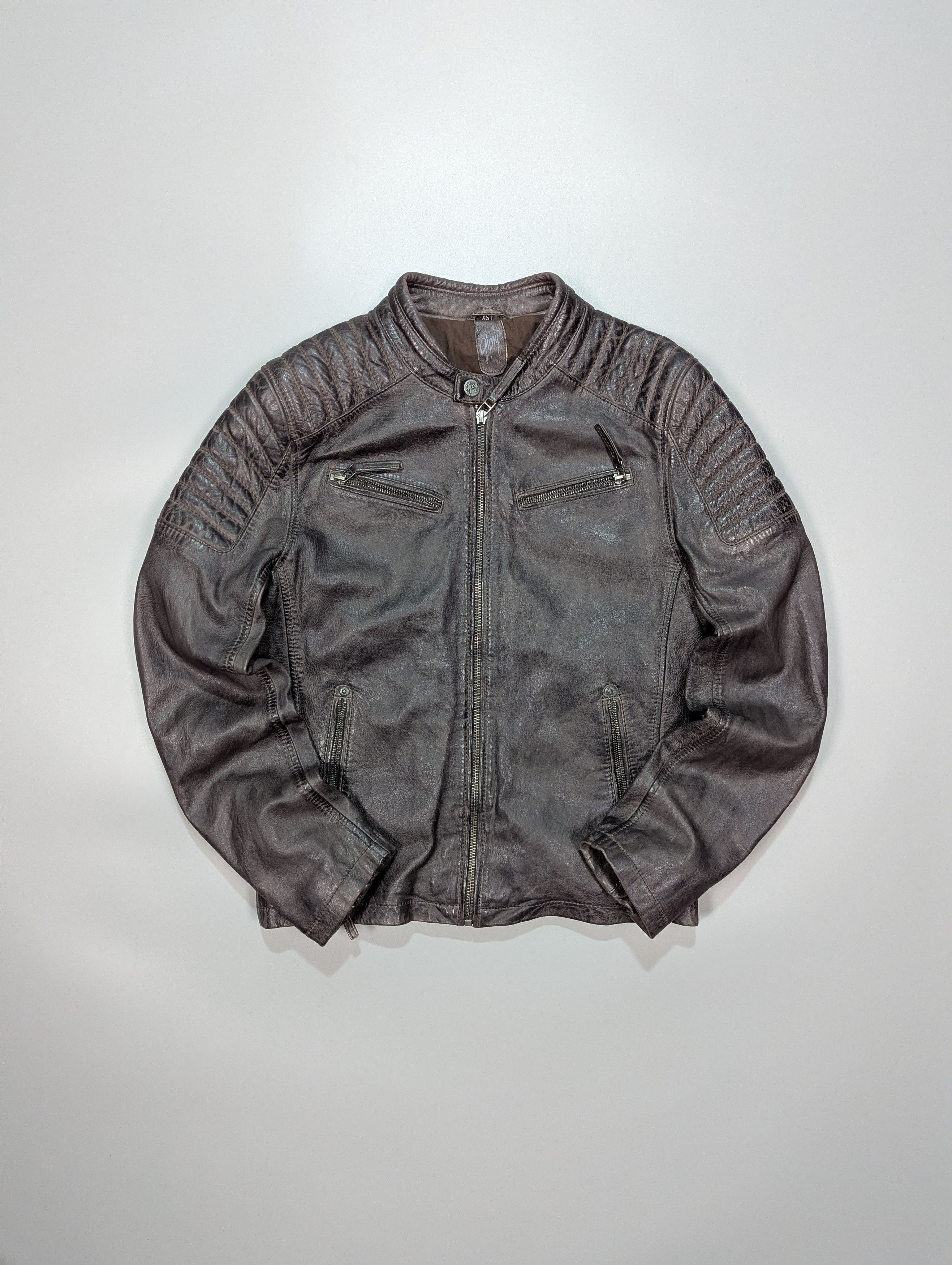 GIPSY by MAURITIUS VTG Leather Men's Biker Leather Jacket