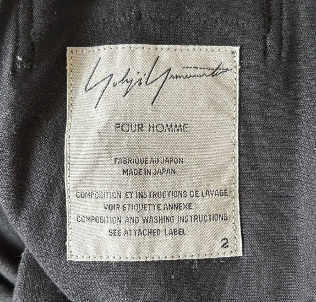 Yohji Yamamoto Yohji Yamamoto 14SS Raglan Sleeve Jersey Blazer K4 Size US M / EU 48-50 / 2 - 4 Thumbnail