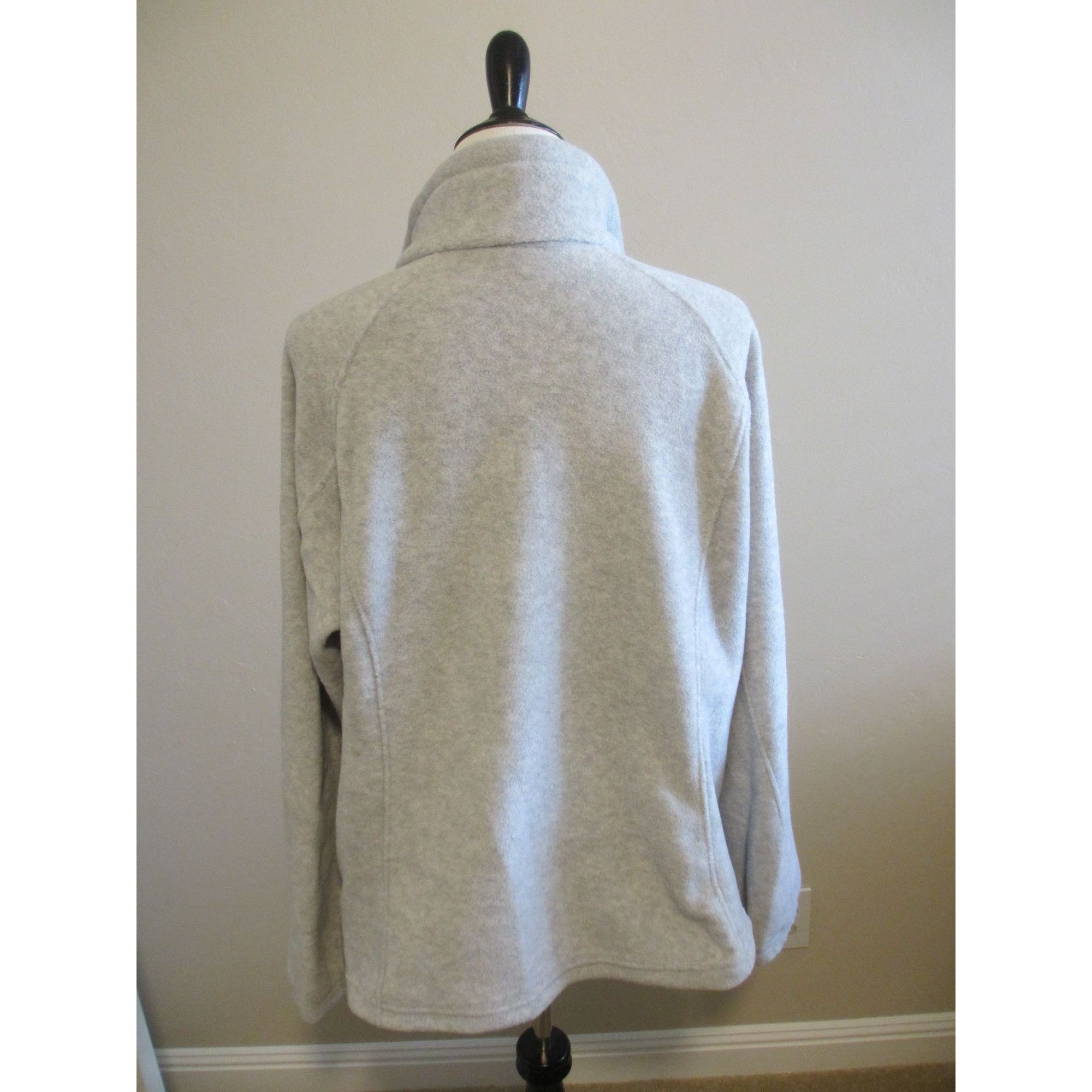 Columbia Columbia Women's XXL Gray Fleece Jacket With Full Zip & Stan Size XXL / US 16-18 / IT 52-54 - 4 Thumbnail