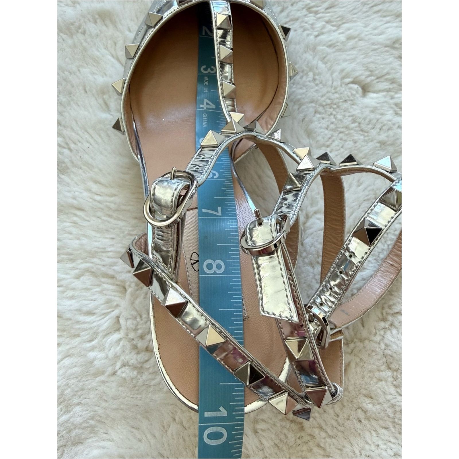 Valentino Valentino Garavani women gladiator heels shoes size 38,5 EU Size US 8.5 / IT 38.5 - 10 Thumbnail