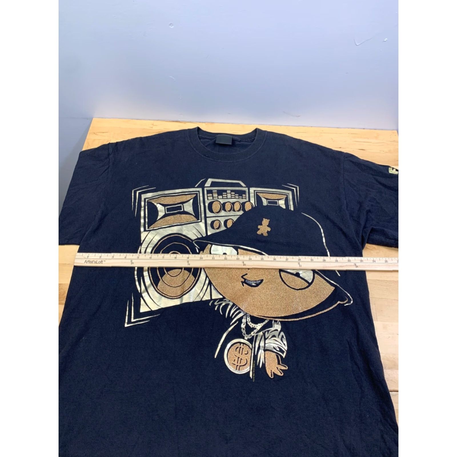 Changes VINTAGE Changes Stewie Family Guy Shirt Mens L Black Hip Hop Y2K Boom Box 11322 Size US L / EU 52-54 / 3 - 6 Thumbnail