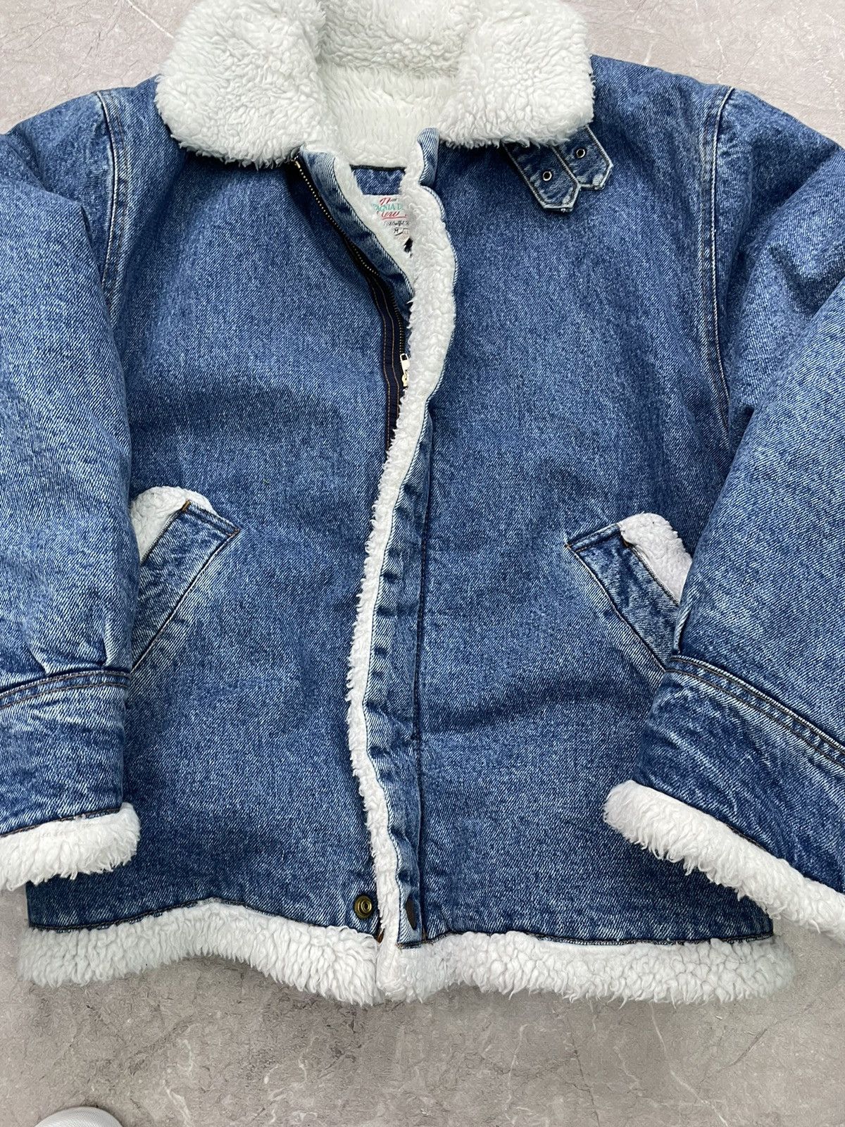 If Six Was Nine × Vintage FUR SHERPA LGB STYLE DISTRESSED US Army Style AF Jacket Size US M / EU 48-50 / 2 - 3 Thumbnail