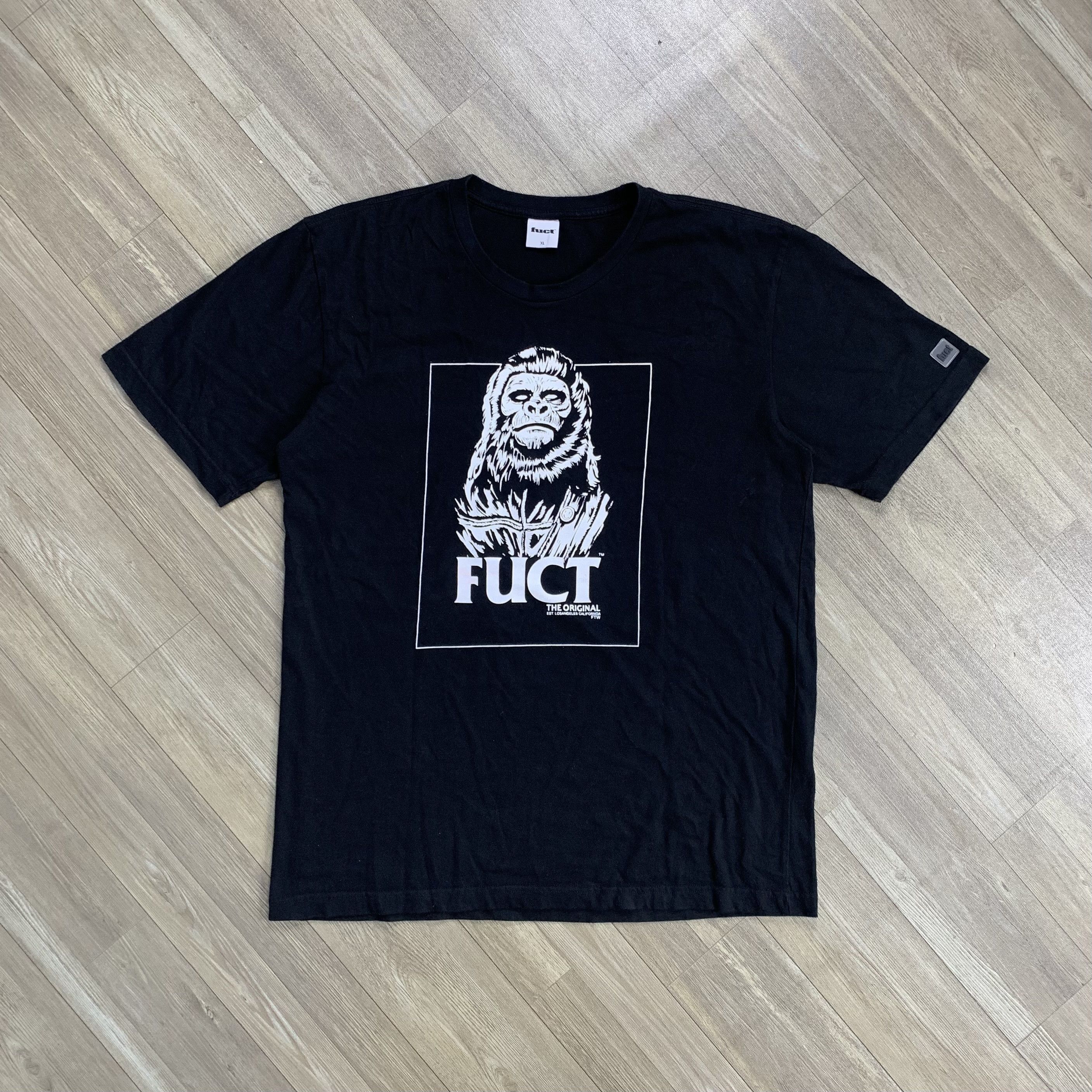 FUCT FUCT Gorila Ape Tshirt Size US XL / EU 56 / 4 - 1 Thumbnail