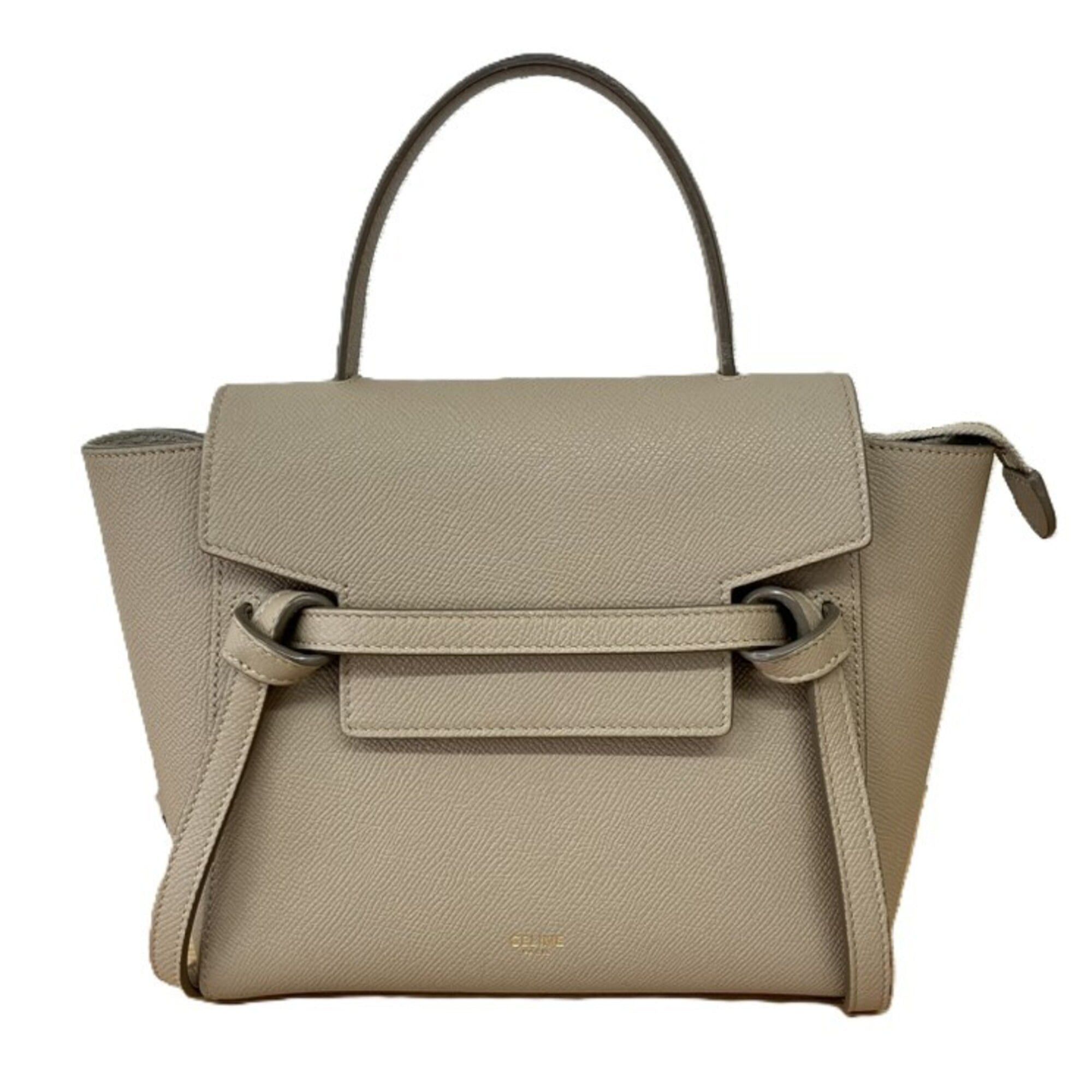 Celine CELINE Belt Bag Nano Beige Size ONE SIZE - 1 Thumbnail