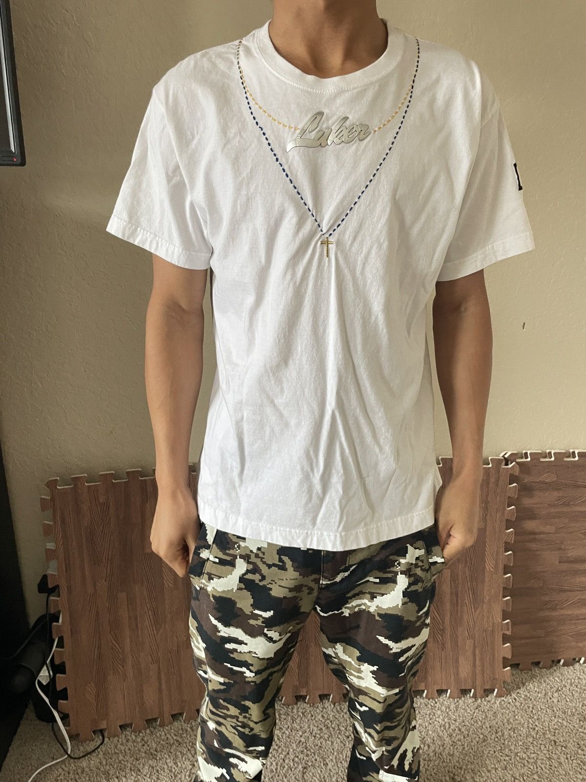 Japanese Brand Luker Rosary t shirt Size US M / EU 48-50 / 2 - 1 Thumbnail