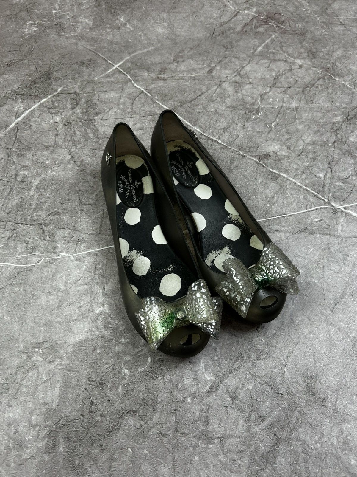 Vivienne Westwood Vintage Vivienne Westwood x Melissa Bow Ballet Flats Shoes Size US 7 / IT 37 - 3 Thumbnail