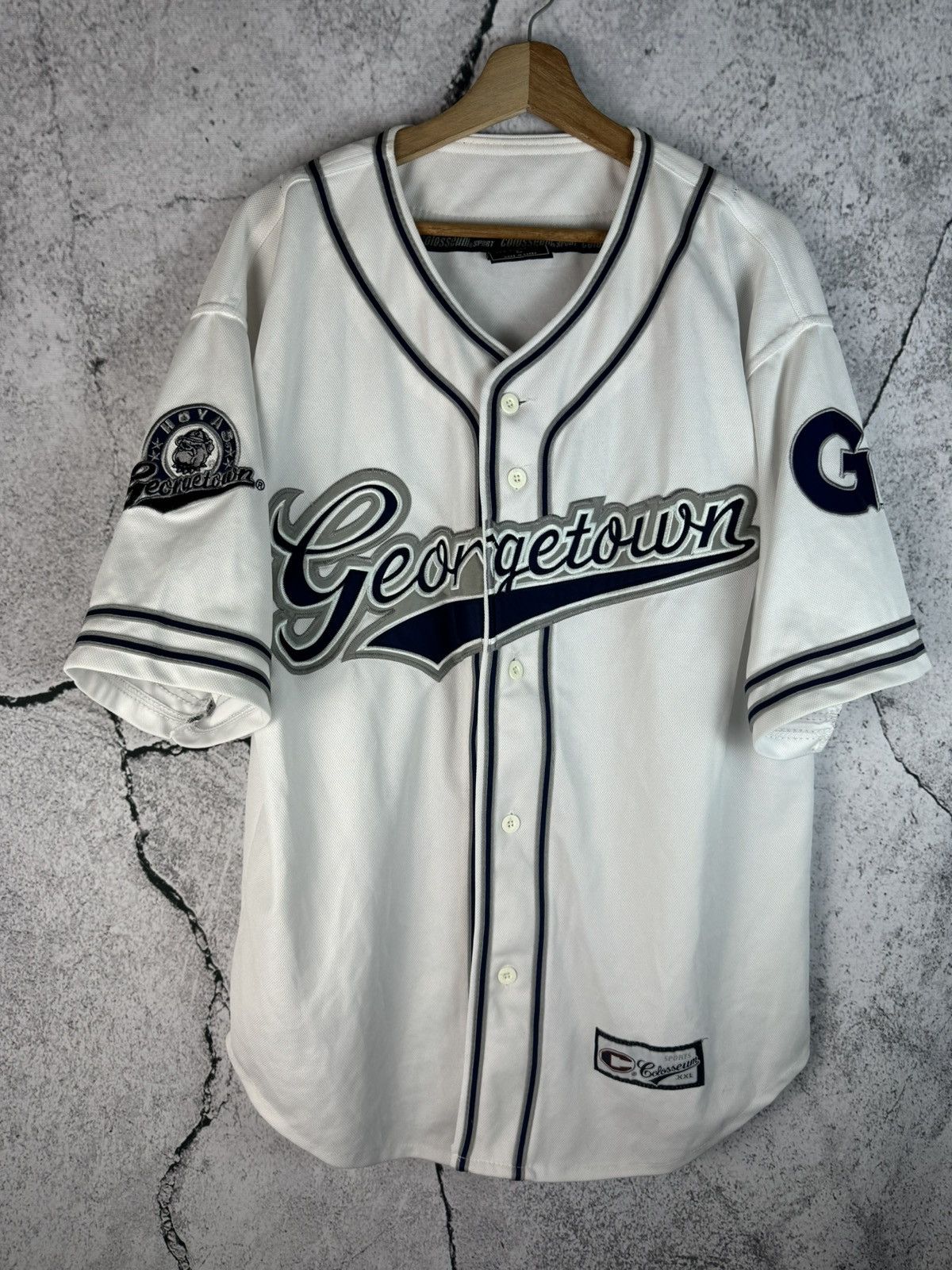 NCAA NCAA Georgetown Hoyas Baseball Jersey Navy Blue Size US L / EU 52-54 / 3 - 1 Thumbnail