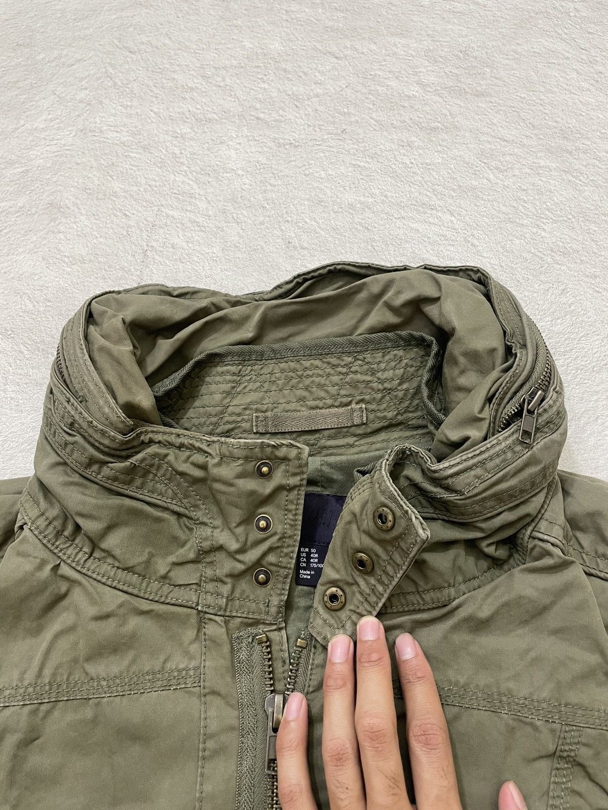 Alpha Industries 2000s Archival Military Jacket Utility Ifsix LGB Gorpcore Size US L / EU 52-54 / 3 - 4 Thumbnail