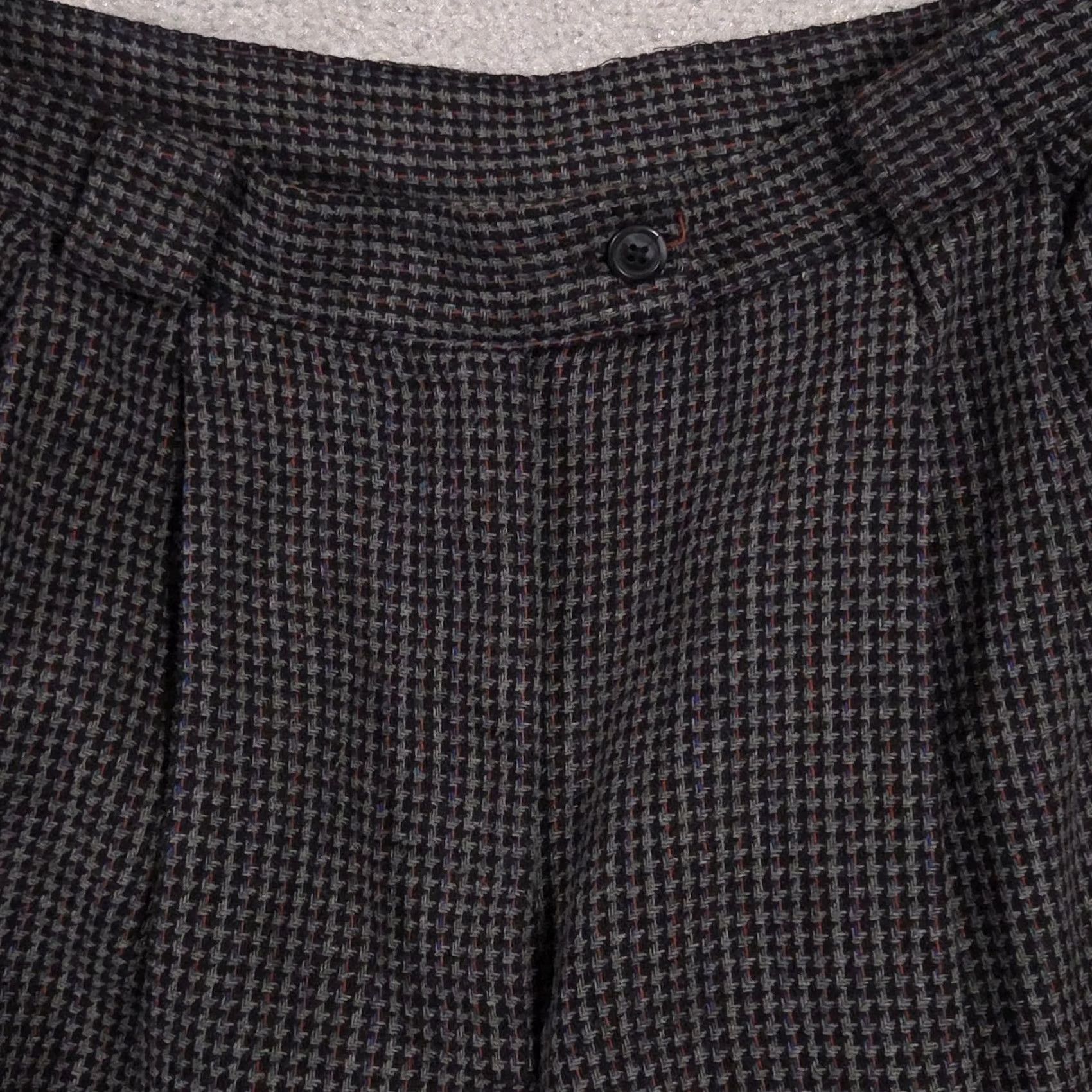 Vintage Norton McNaughton Pants Womens 14 Gray Wool Blend Pleated Lined Dress Trousers Size 36" / US 14 / IT 50 - 5 Thumbnail