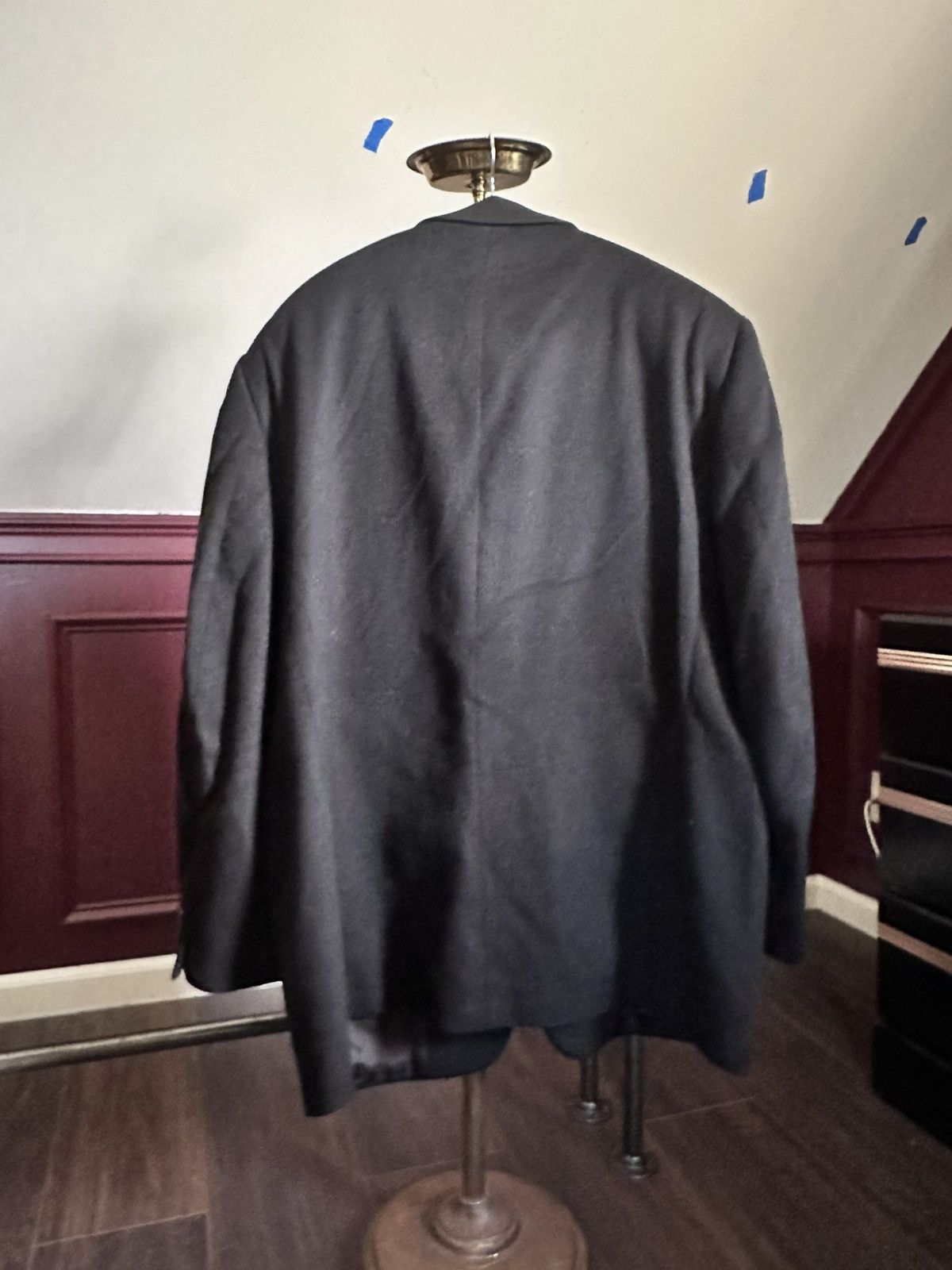 Jack Victor 100% LORO PIANA CASHMERE black two-button jacket Size 46R - 5 Thumbnail