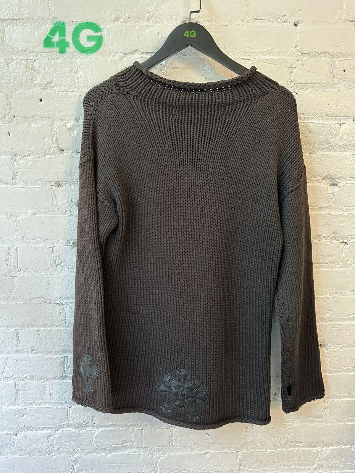 Chrome Hearts VINTAGE 1-1 KNITTED CHROME HEARTS SWEATER Size US M / EU 48-50 / 2 - 3 Thumbnail