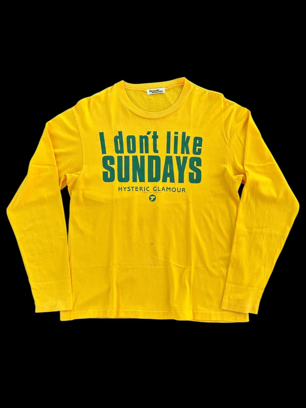Vintage Hysteric Glamour I dont Like Sunday Shirt