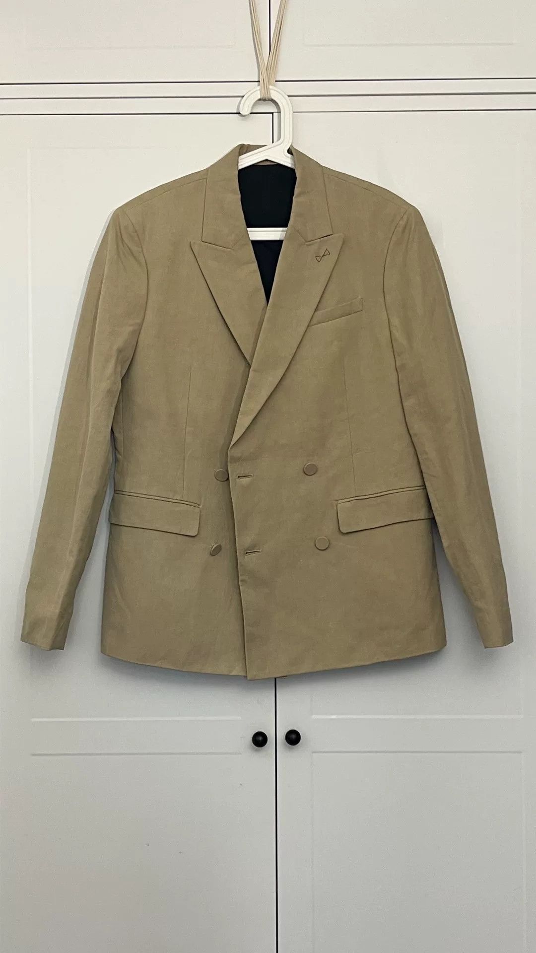 Allsaints Allsaints Chiswell Beige Linen Blend Suit Size US M / EU 48-50 / 2 - 1 Thumbnail