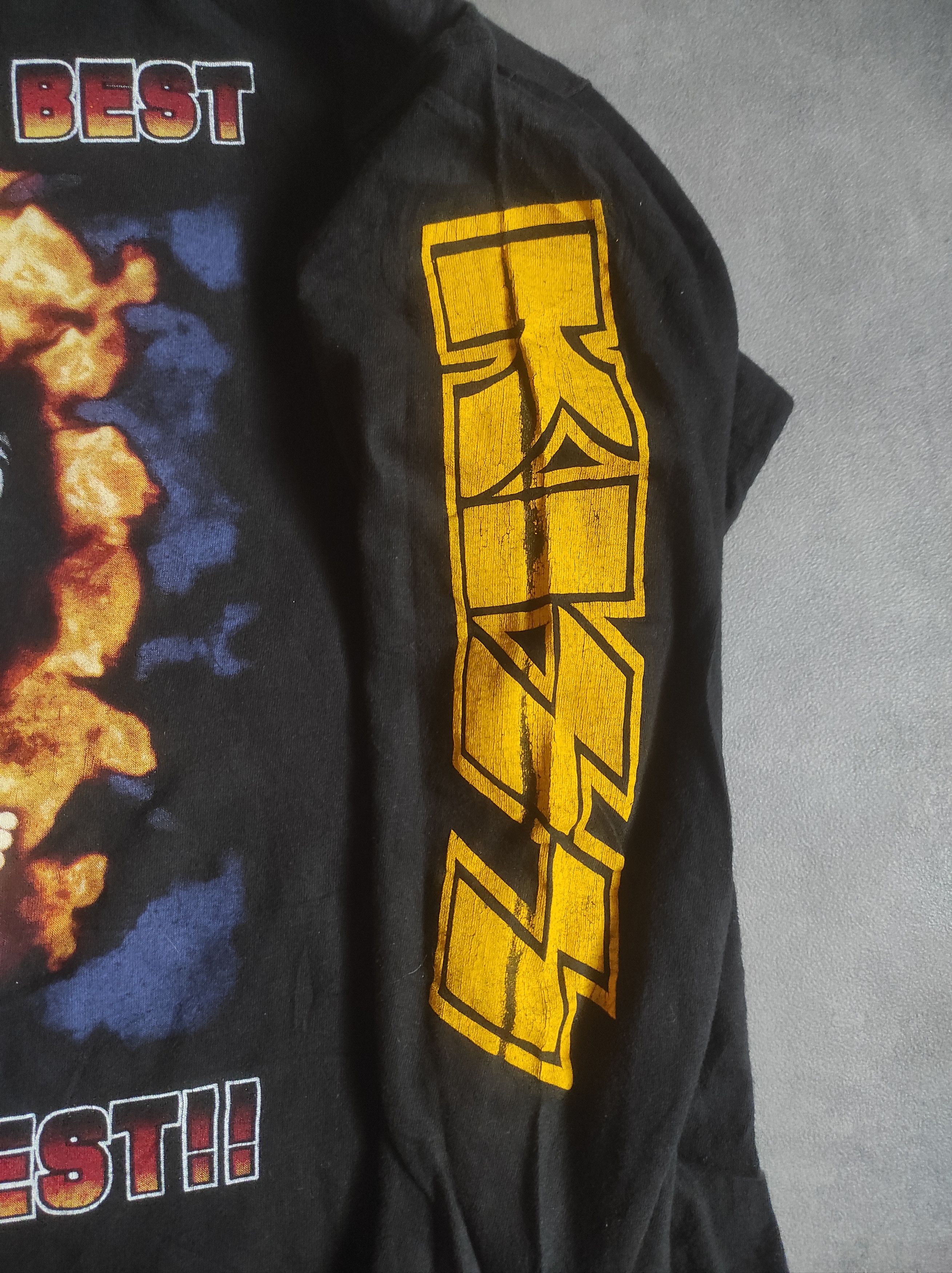 Band Tees vintage Kiss You Wanted The Best World 96 Longsleeve Tour Size US XL / EU 56 / 4 - 5 Thumbnail