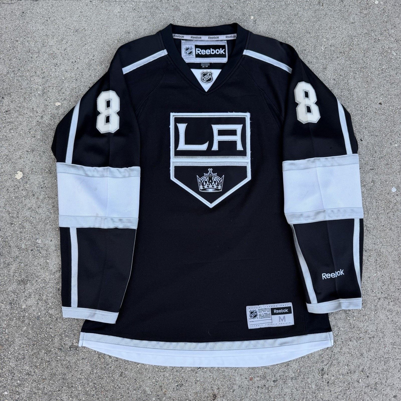 NHL × Reebok Reebok Los Angeles Kings Drew Doughty #8 Hockey Jersey Sz M Size US M / EU 48-50 / 2 - 3 Thumbnail