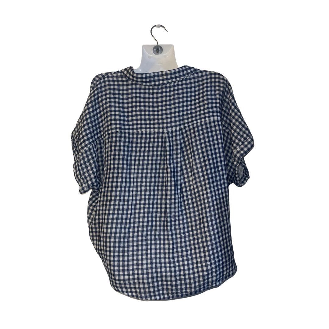 Other Beachlunchlounge Rosie navy white gingham shirt Tie front Size XL / US 12-14 / IT 48-50 - 3 Thumbnail
