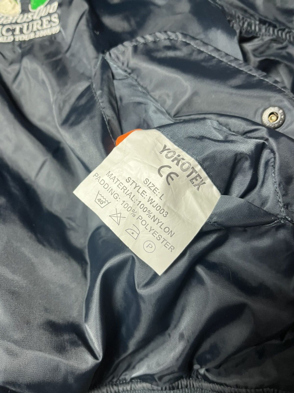 Band Tees Vintage STATUS QUO Bomber jacket MA-1 reversible Raf simons Size US L / EU 52-54 / 3 - 7 Thumbnail