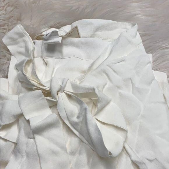 Other Jens Pirate Booty White Wedding High-Waist Wide-Leg Pants Size 26" / US 2 / IT 38 - 7 Thumbnail