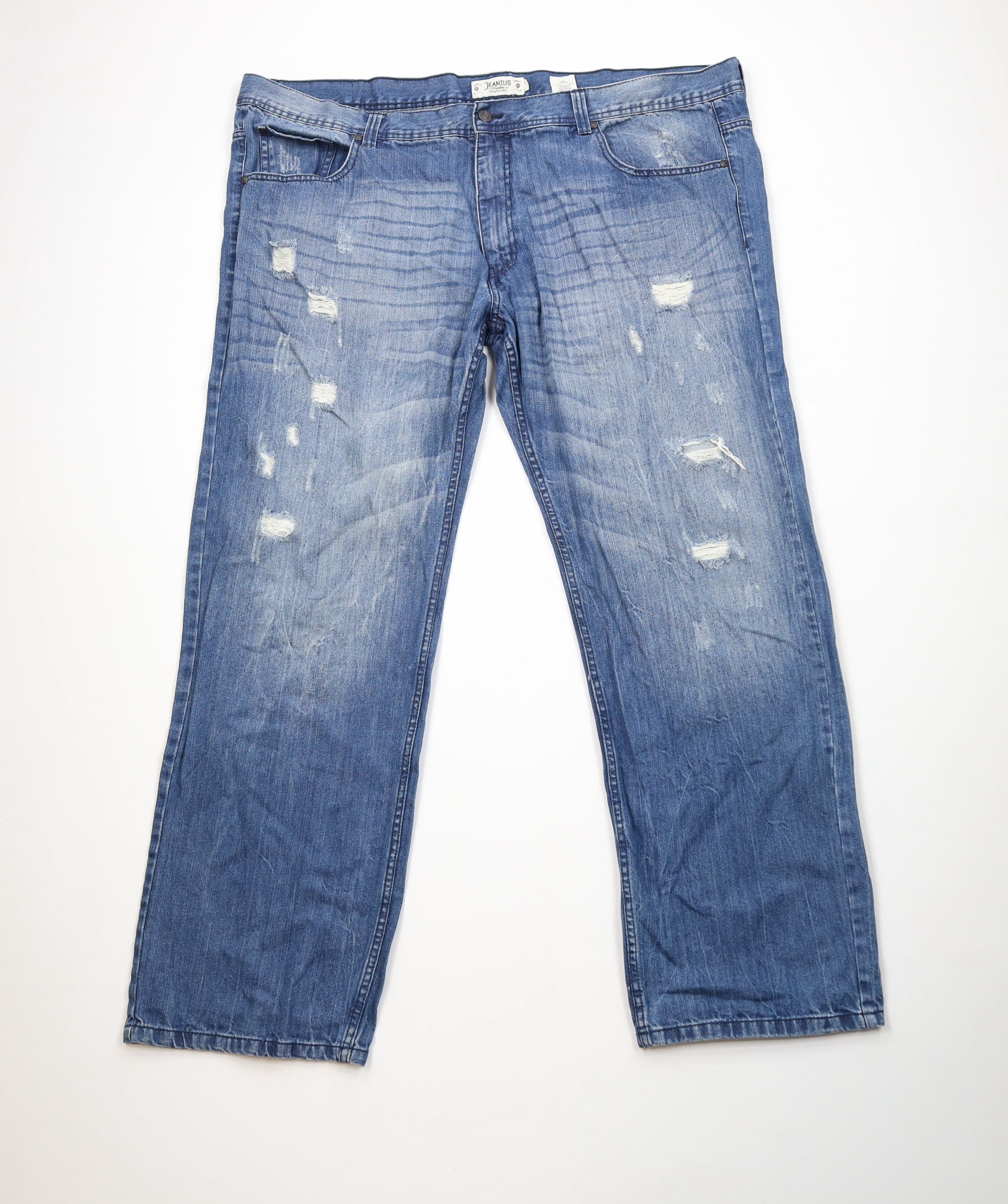 Akademiks Vintage Y2K Akademiks Baggy Wide Leg Denim Jeans Blue Size US 44 / EU 60 - 1 Thumbnail