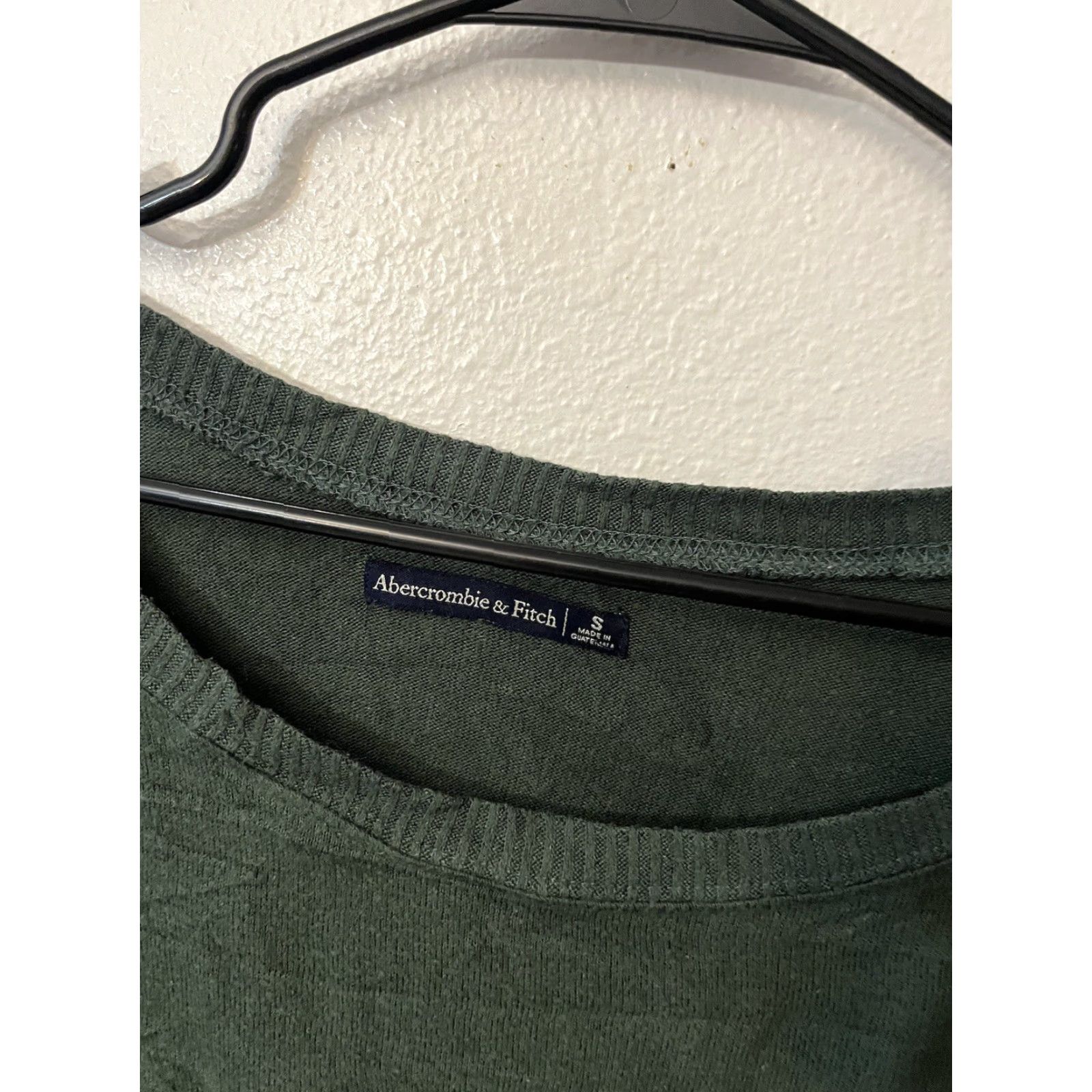 Abercrombie & Fitch Abercrombie & Fitch Blouse Tie Front Cotton Blend Size S Green Womens Size S / US 4 / IT 40 - 2 Thumbnail