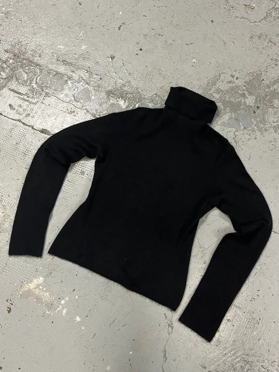 Gucci 2000s Gucci Cashmere Black Turtleneck Size S / US 4 / IT 40 - 3 Thumbnail