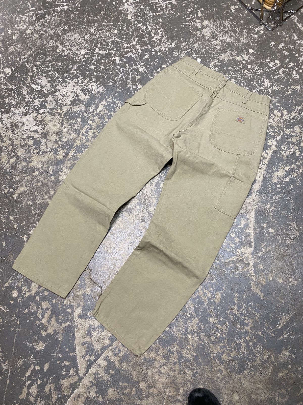 Carhartt × Dickies × Vintage Vintage Dickies Tan Cream Carpenter Baggy Fit Pants Size US 32 / EU 48 - 2 Thumbnail