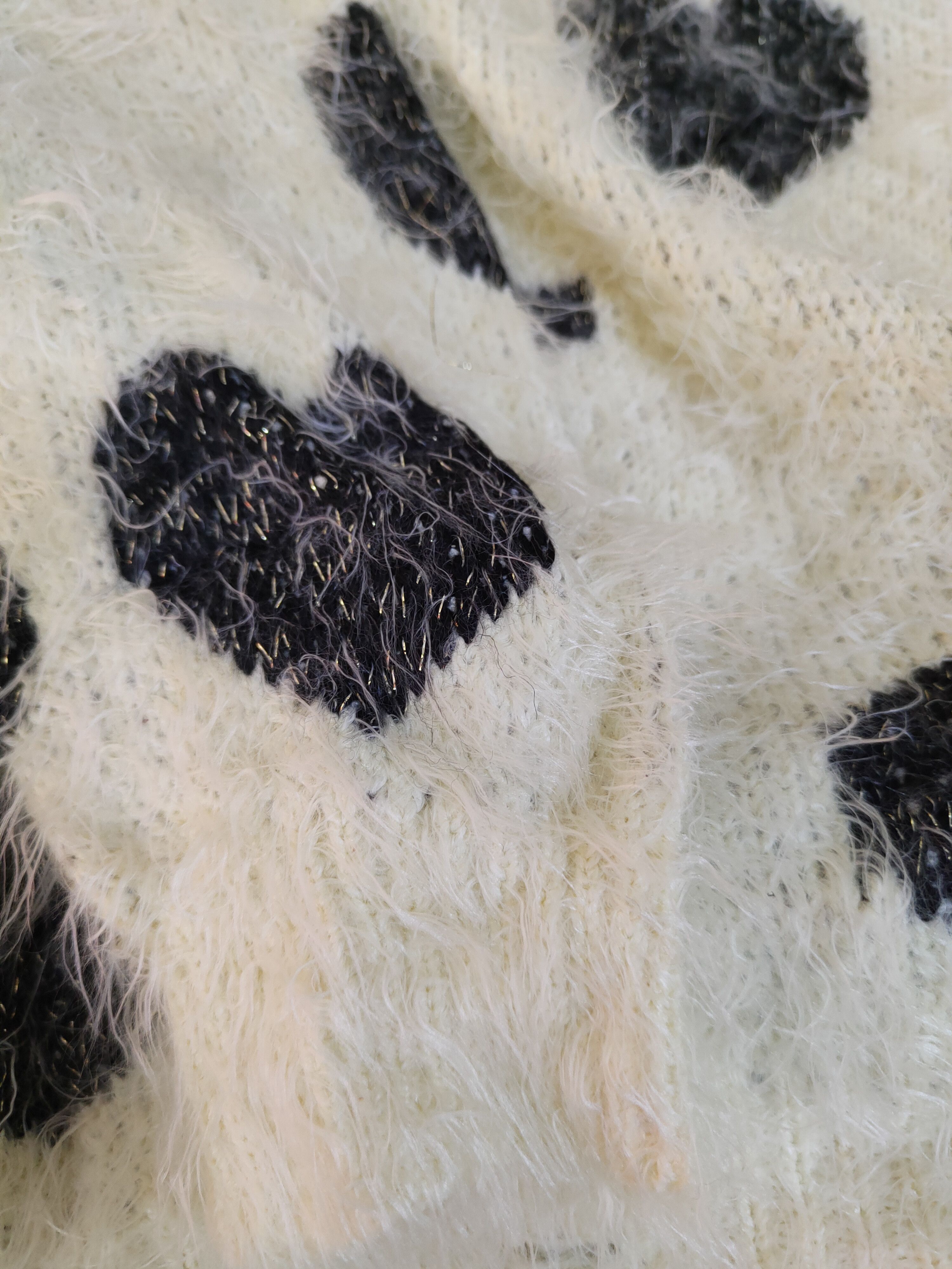 Homespun Knitwear × Japanese Brand × Vintage Pink Latte Yellow Shag Shaggy Fur Mohair Knitwear #S1992 Size XXS / US 00 / IT 34 - 13 Thumbnail