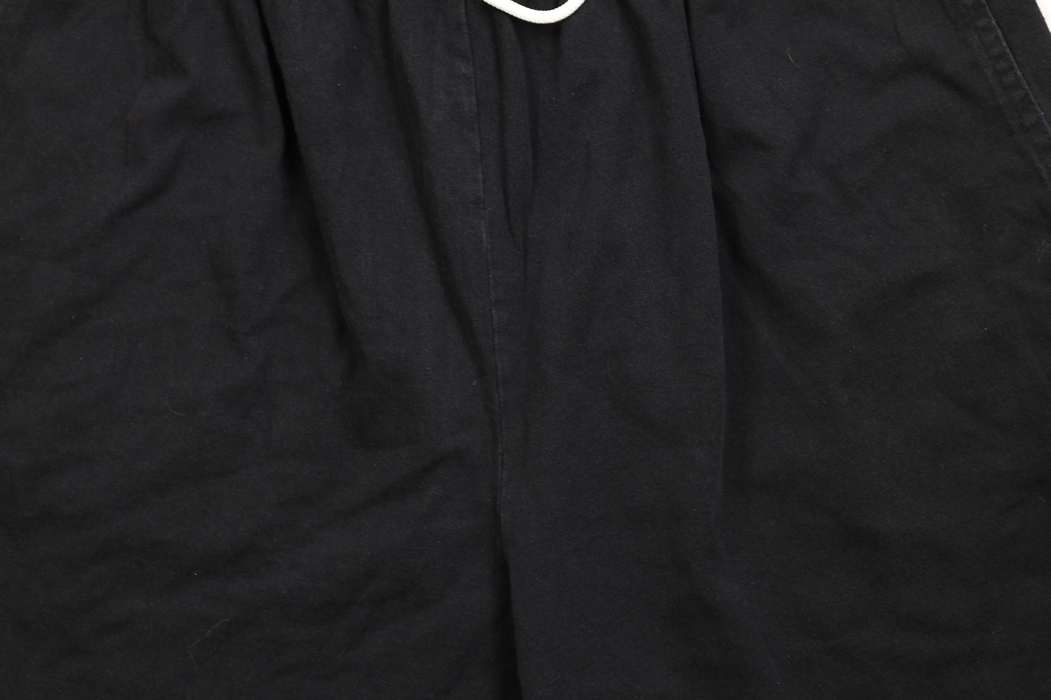 Reebok × Vintage Vintage 90s Reebok Spell Out Above Knee Cotton Shorts Black Size US 36 / EU 52 - 3 Thumbnail