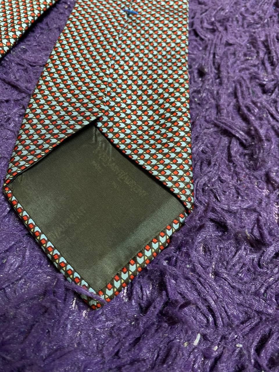 Yves Saint Laurent Vintage luxury Tie print Y2K Yves Saint Laurent all silk Size ONE SIZE - 8 Thumbnail