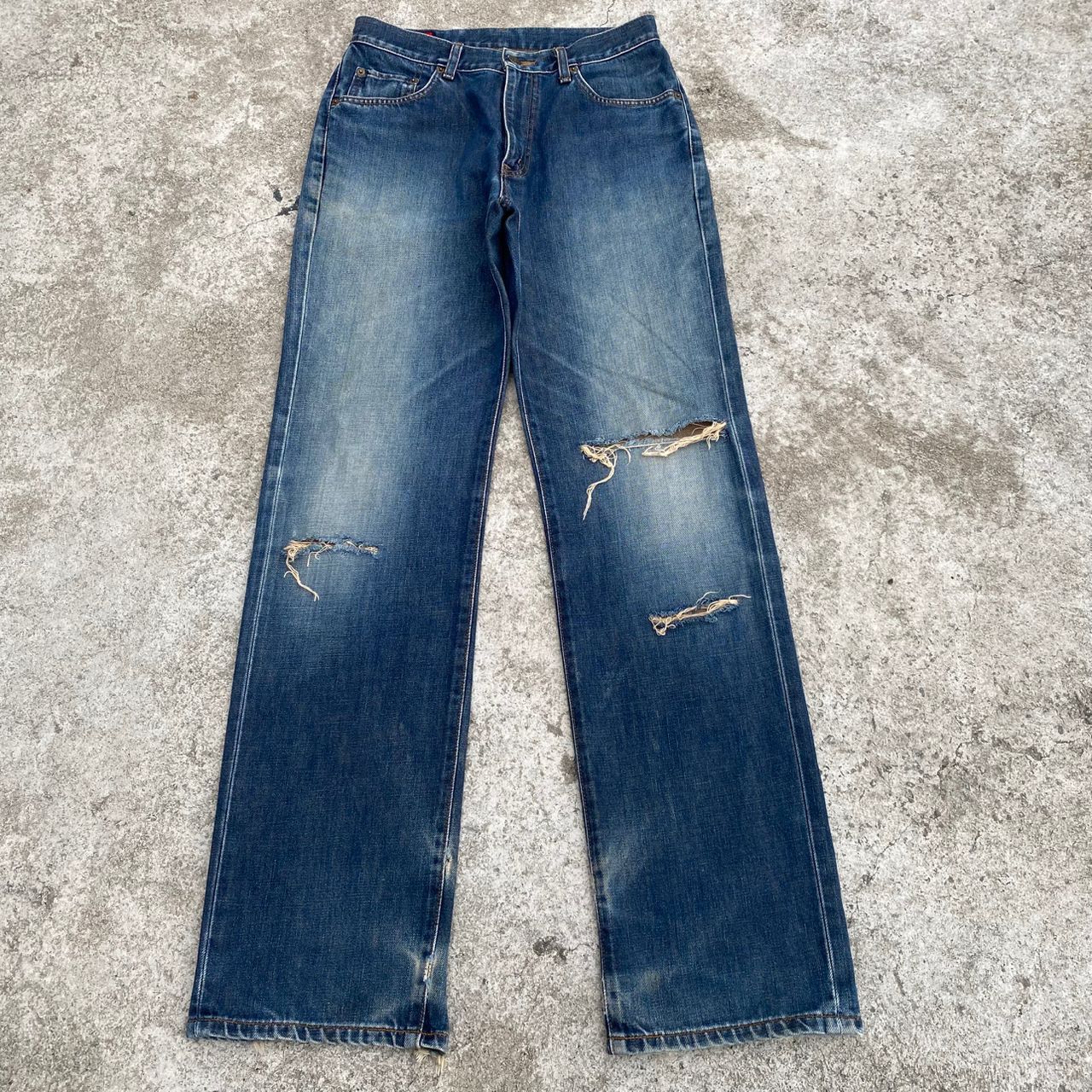 Edwin Vintage Edwin 503 Regular Distressed Denim Size US 30 / EU 46 - 1 Thumbnail