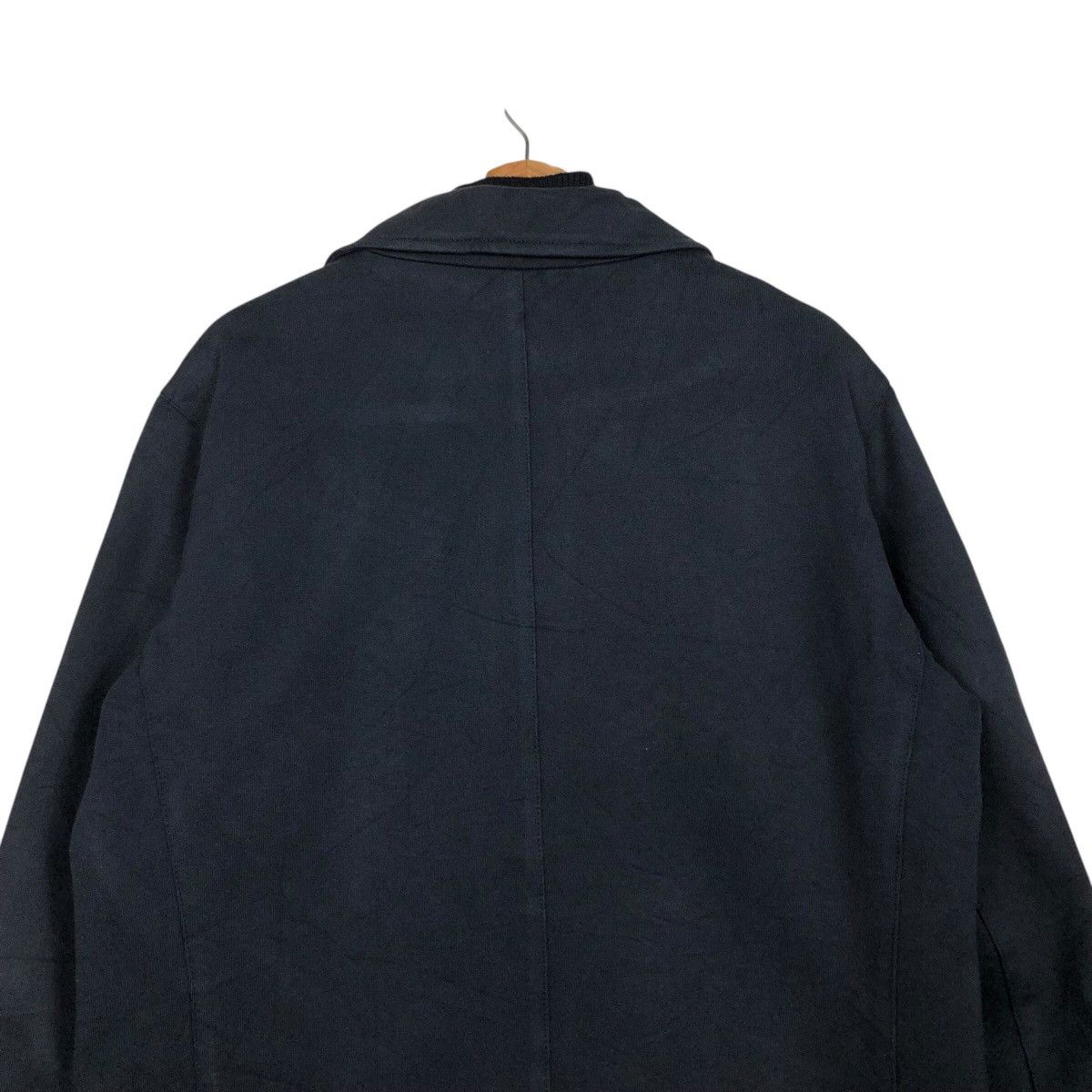 Japanese Brand × Vintage 📌Vintage Chore Work Jacket Lacoste Rich Black Issey Miyake Size US M / EU 48-50 / 2 - 10 Thumbnail