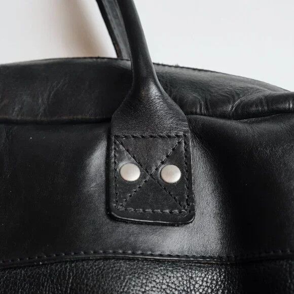 Billykirk Billykirk Vintage Leather Briefcase - Black Size ONE SIZE - 4 Thumbnail