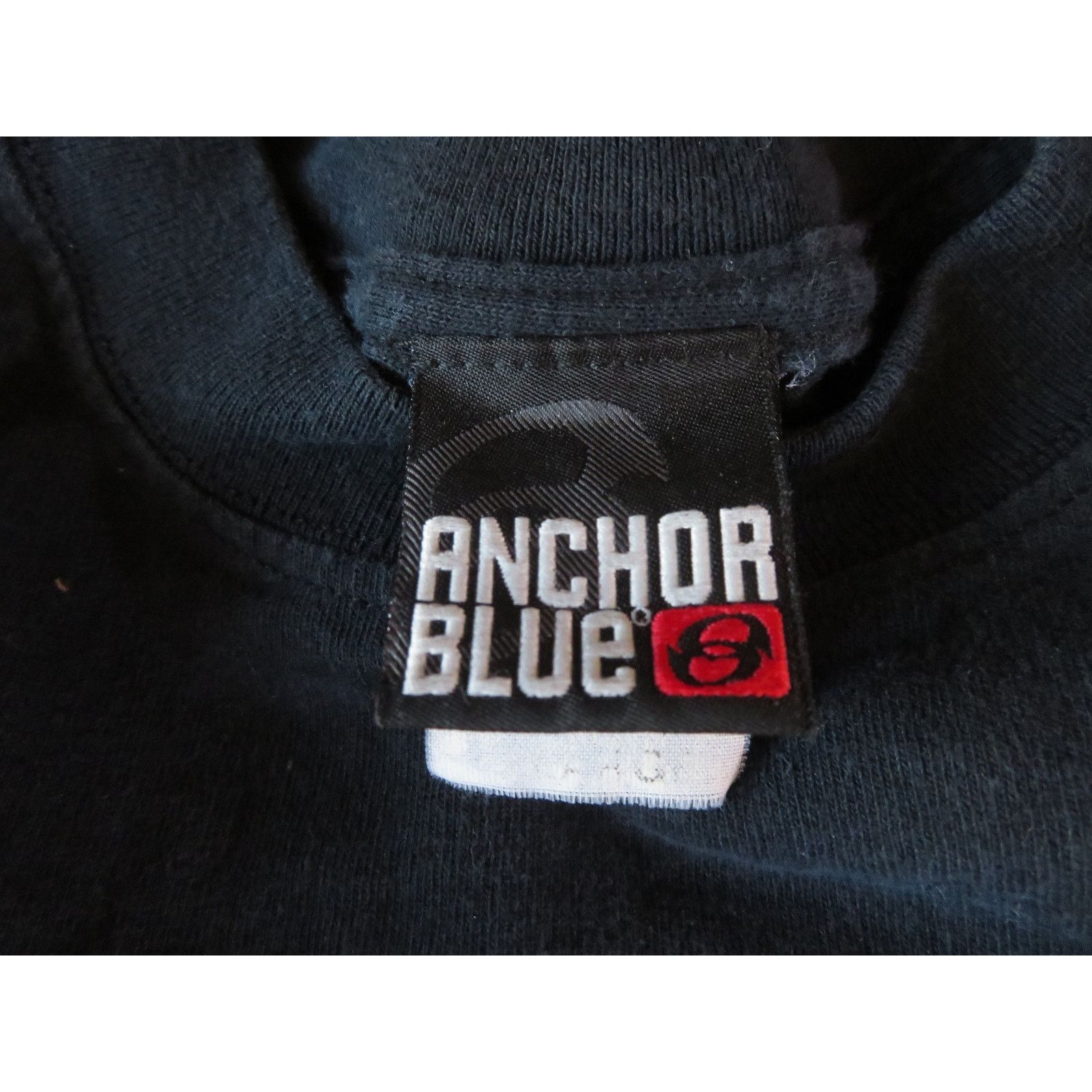 Anchor Blue Anchor Blue Free Exam Funny Black T-shirt Sz L Y2K Size US L / EU 52-54 / 3 - 4 Thumbnail