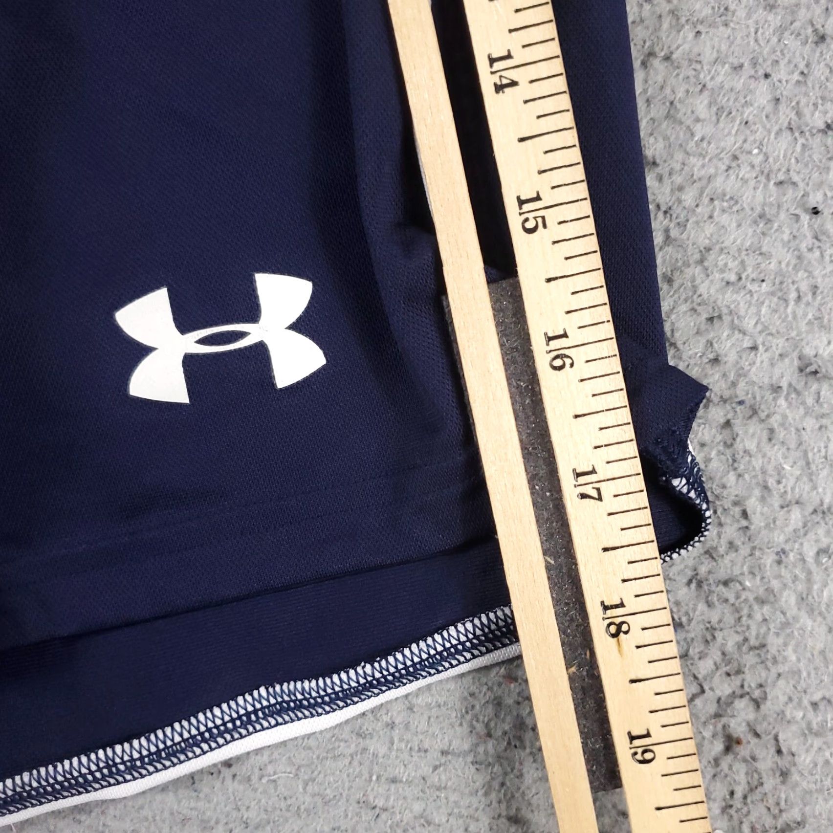 Under Armour Under Armour Shorts Mens Large Blue Athletic Running Jogging Track Active Size US 33 - 5 Thumbnail