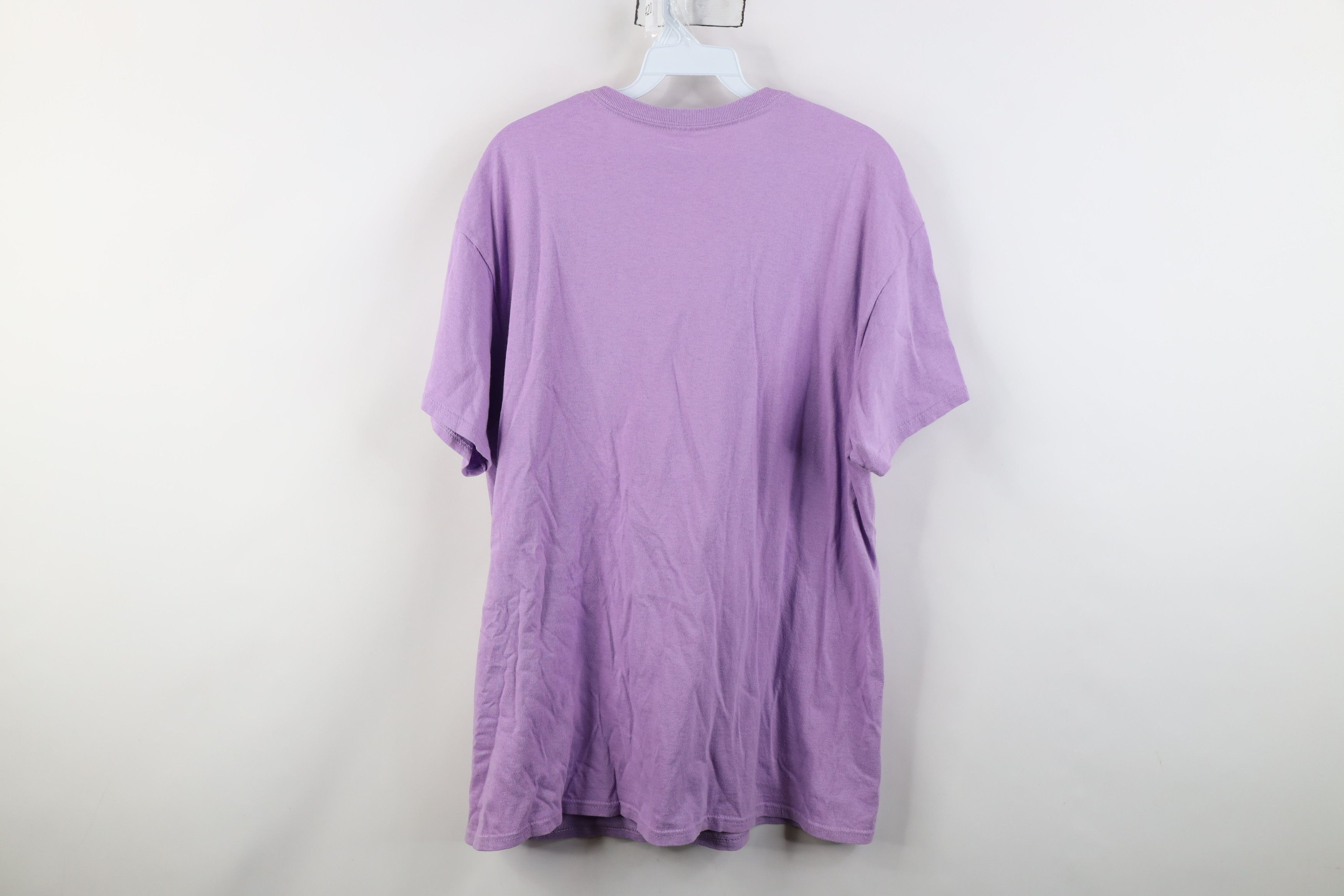 Vintage Vintage 90s Y2K Babydoll Flower Cat Kitten T-Shirt Purple Size L / US 10 / IT 46 - 11 Thumbnail