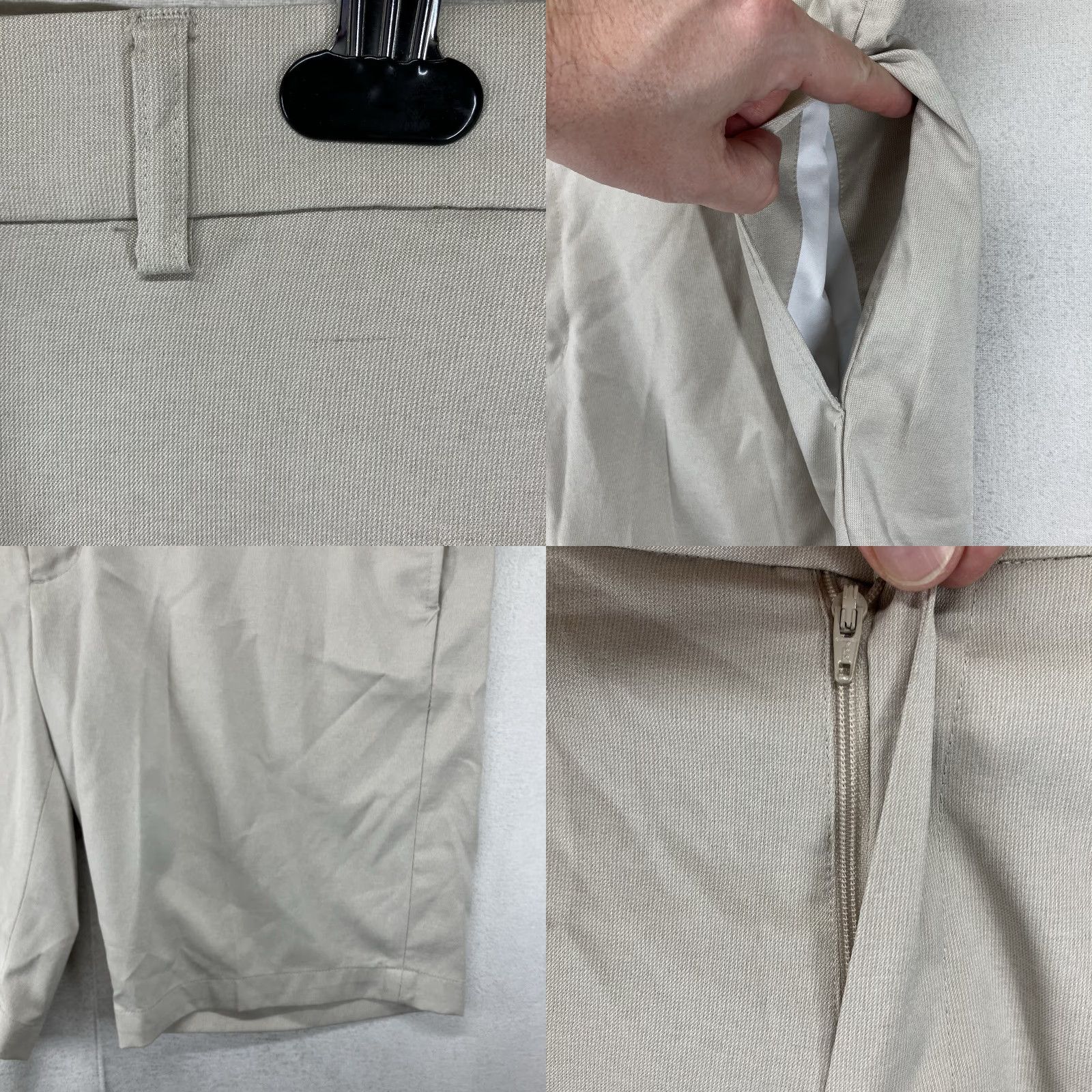 Vintage Walter Hagen Essentials Golf Shorts Men’s 36 (37x10) Light Khaki Stretch Size US 36 / EU 52 - 8 Thumbnail