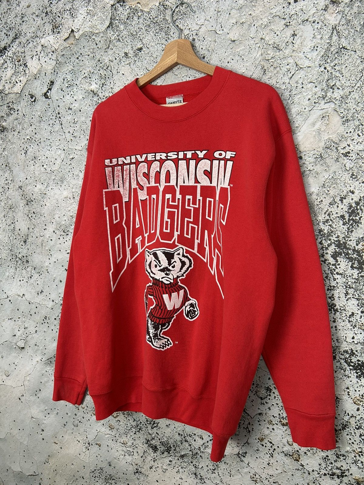 Vintage Vintage University Of Wisconsin Badgers Archive Sport 90s Size US L / EU 52-54 / 3 - 2 Thumbnail