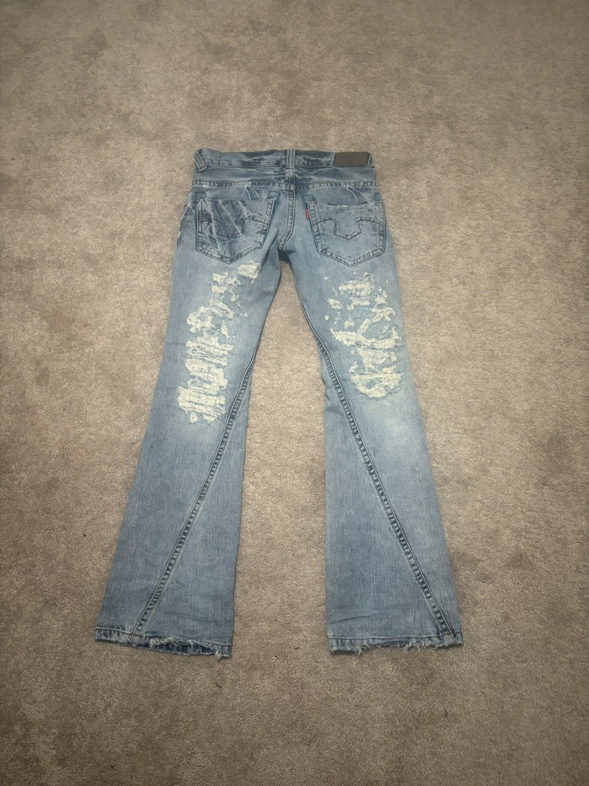 Tornado Mart tornado mart distressed denim Size US 30 / EU 46 - 1 Thumbnail