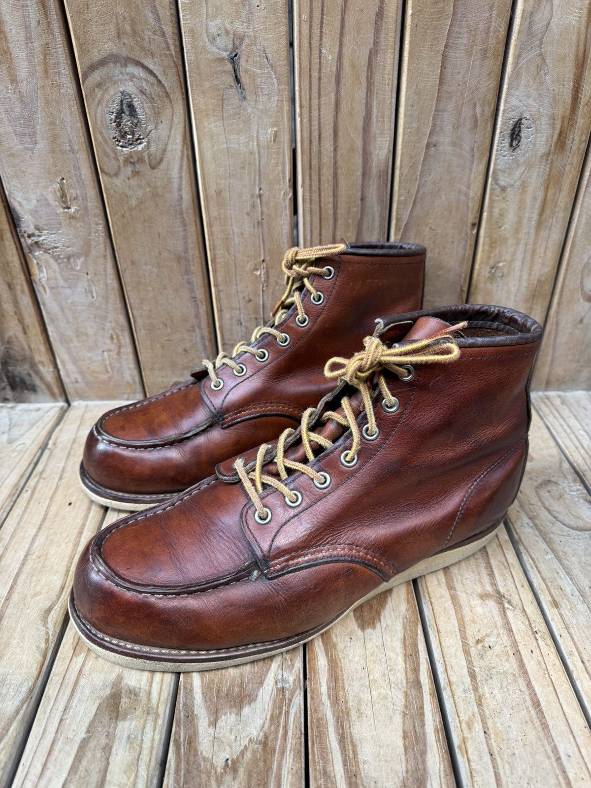 Red Wing Red Wing Heritage 875 Moc Toe Brown Boots USA 9.5 E2 UK 8.5 Size US 9.5 / EU 42-43 - 17 Thumbnail