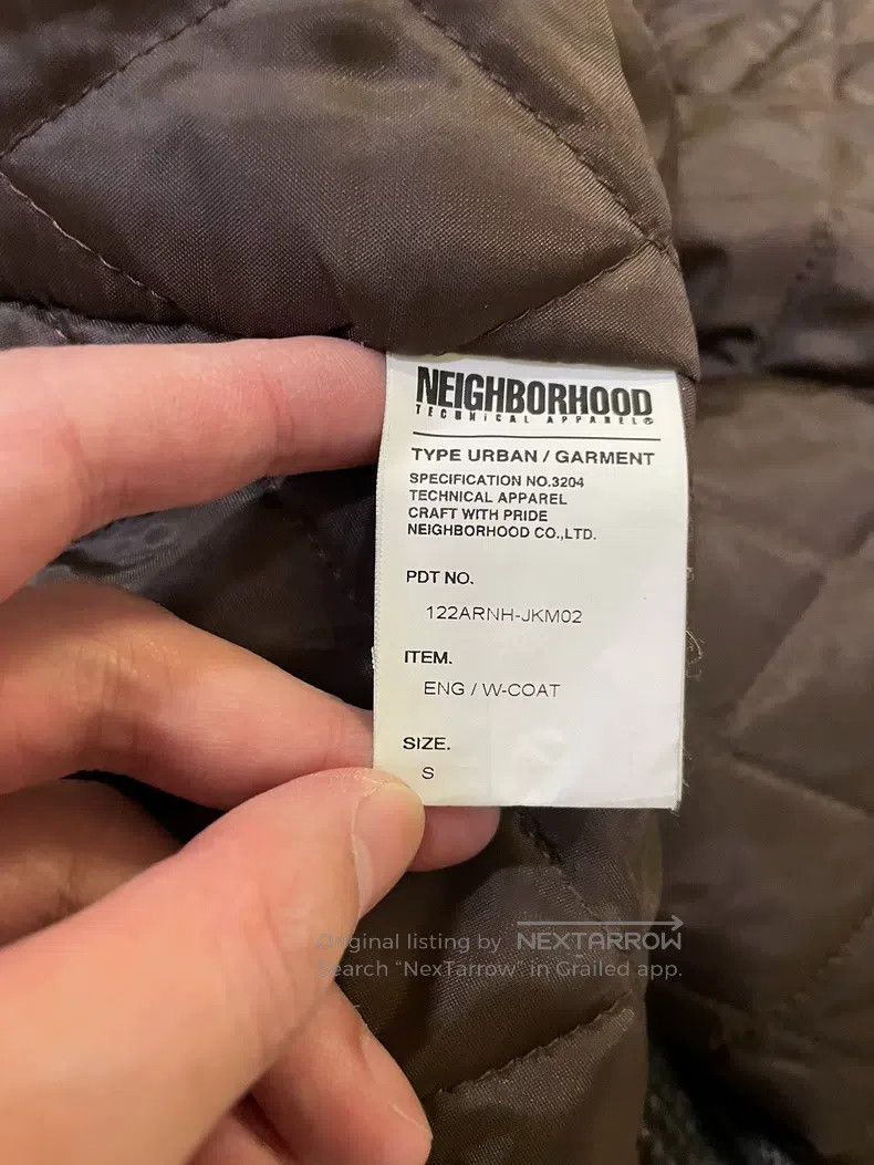 Neighborhood Neighborhood Mid-Length Houndstooth Trench Coat Size US S / EU 44-46 / 1 - 7 Thumbnail