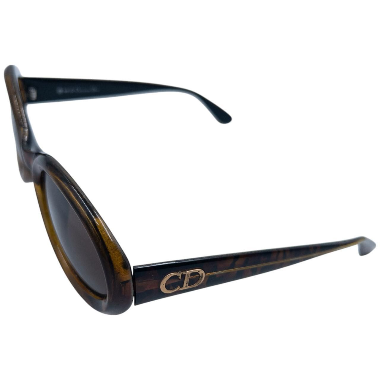 Dior Vintage Dior Tiger Stripe Sunglasses Size ONE SIZE - 8 Thumbnail