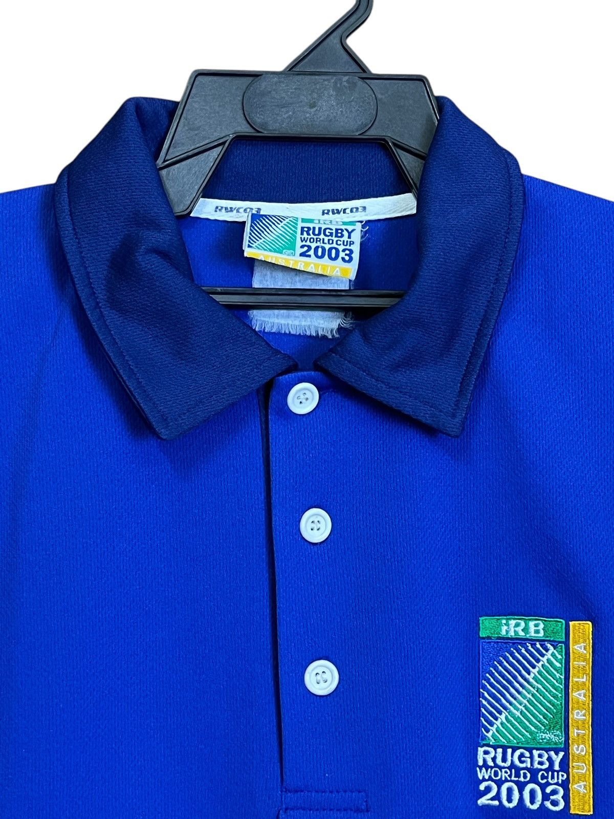 Other VINTAGE Y2K RUGBY WORLD CUP AUSTRALIA IRB 2003 POLO SHIRT Size US L / EU 52-54 / 3 - 4 Thumbnail