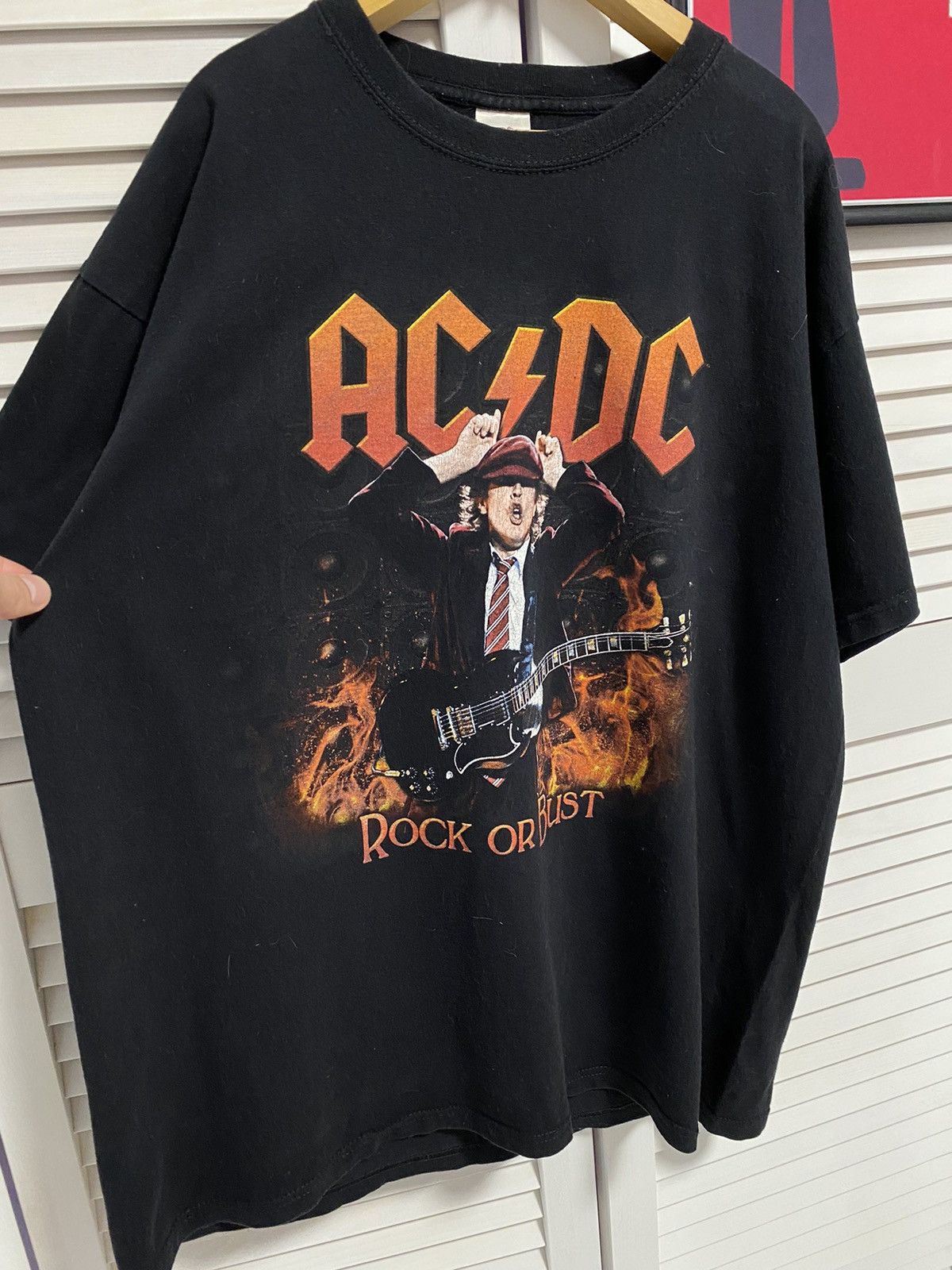 AC/DC T Shirt Tee AC/DC TOUR Highway To Europe Double Big Logo Size US L / EU 52-54 / 3 - 3 Thumbnail