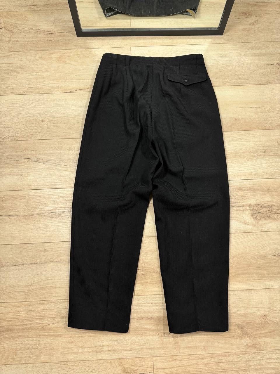Vintage Vintage 1940s Men’s Black Suit - High Waist Trousers Size 42S - 12 Thumbnail
