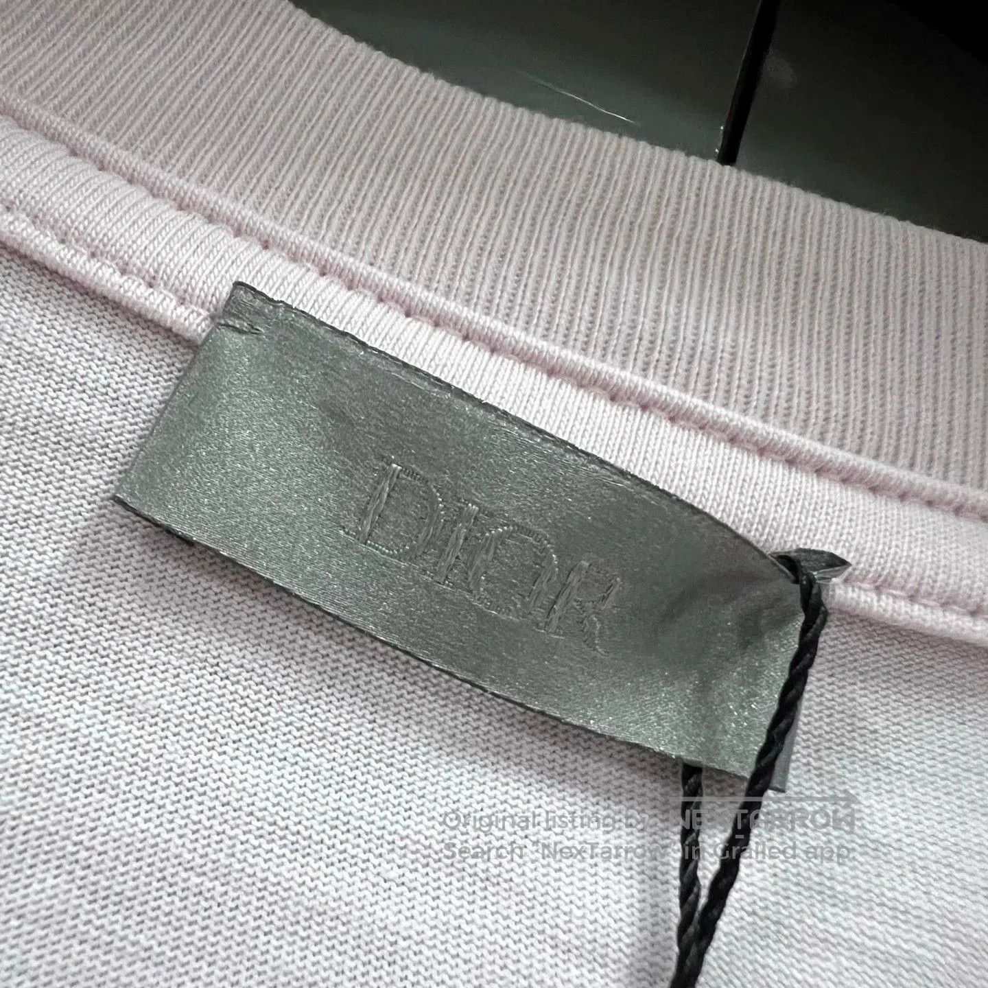 Dior dior light pink logo short sleeve t-shirt. Size US M / EU 48-50 / 2 - 3 Thumbnail