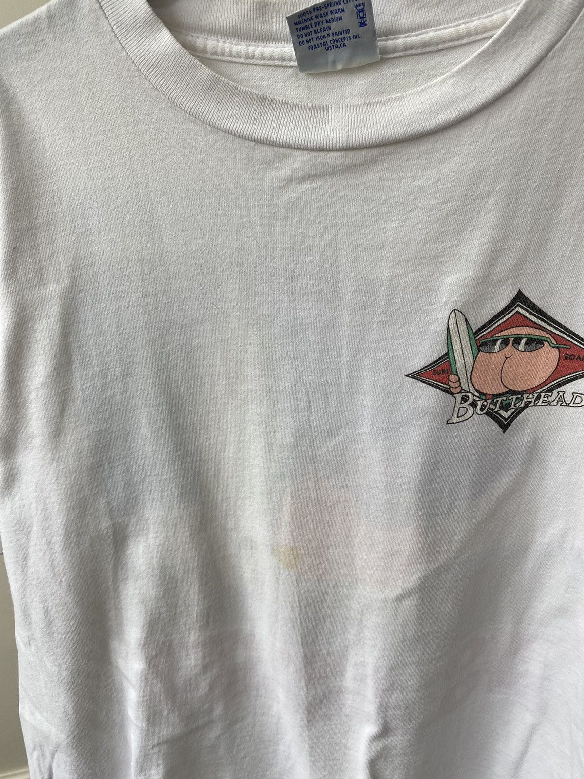 Band Tees × Designer × Vintage Vtg 1993 ButtHead Surfing USA Big Print Size US XL / EU 56 / 4 - 6 Thumbnail